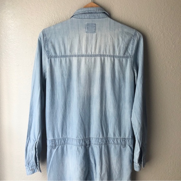 Volcom Lightweight Stonewashed Denim Jumpsuit - Picture 4 of 9